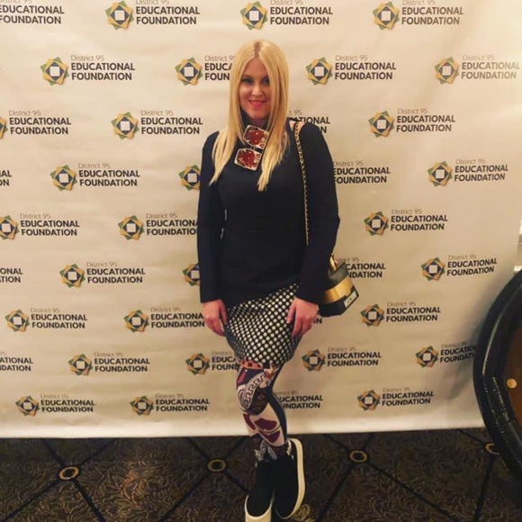 Emanuel Ungaro Paris Formal Dress Gown size 8/10/12 46 Black polka dot sleeve - Picture 8 of 13